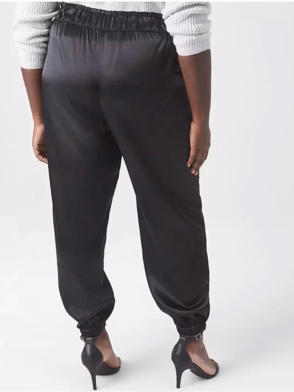 Lane Bryant Satin Joggers NWT